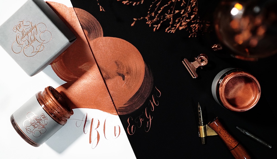 KWZ kaligraficky inkoust - copper red